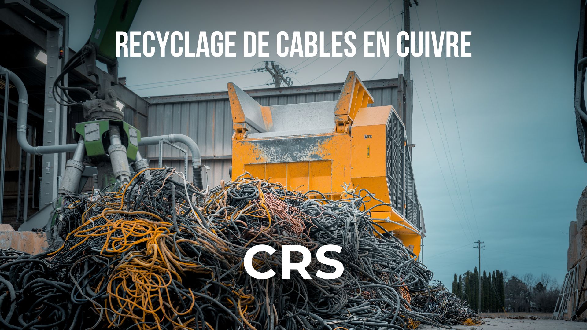 Ligne de recyclage de cables en cuivre par MTB