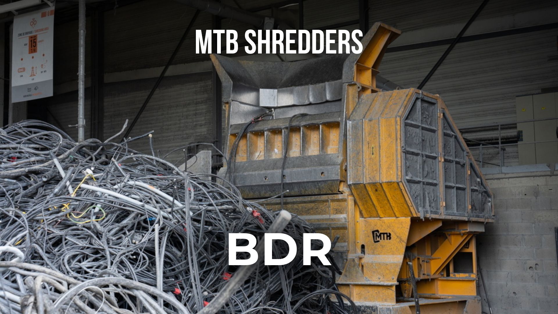 versatile shredder for recycling by MTB