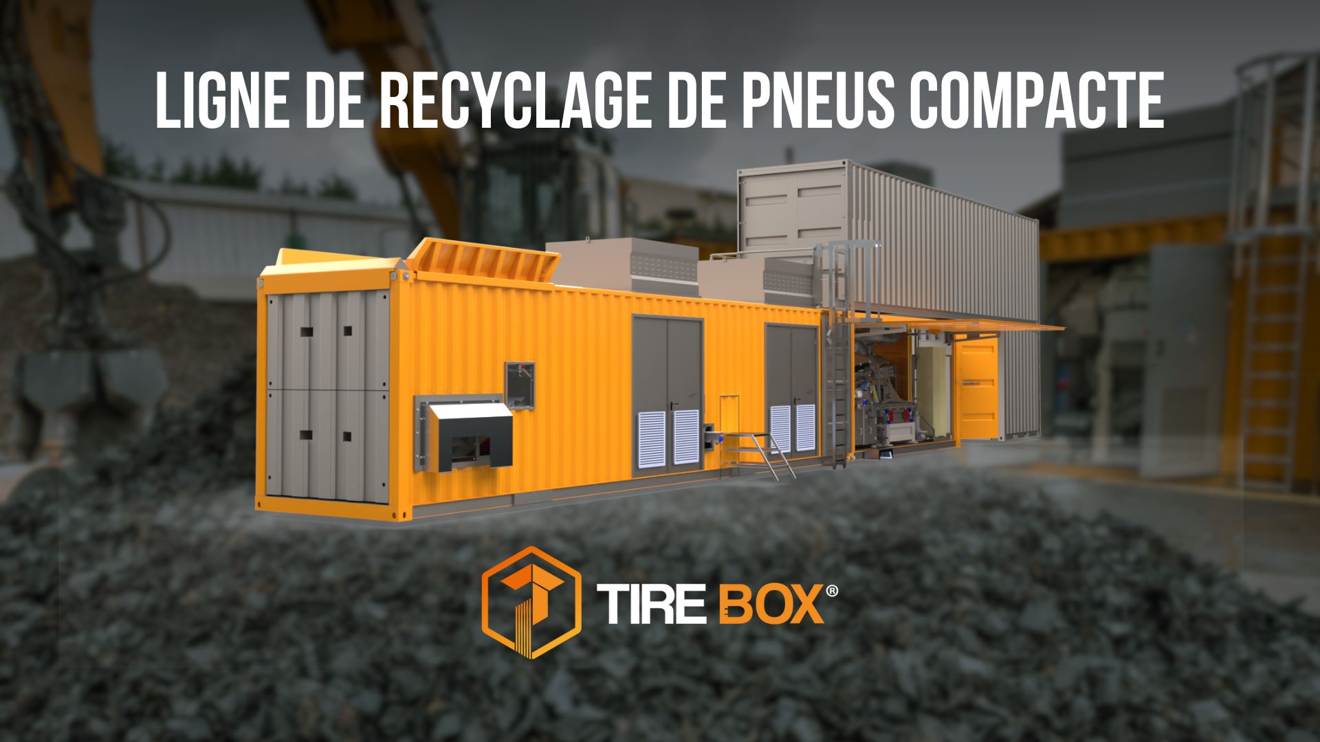 Solution de recyclage de pneus compact par MTB