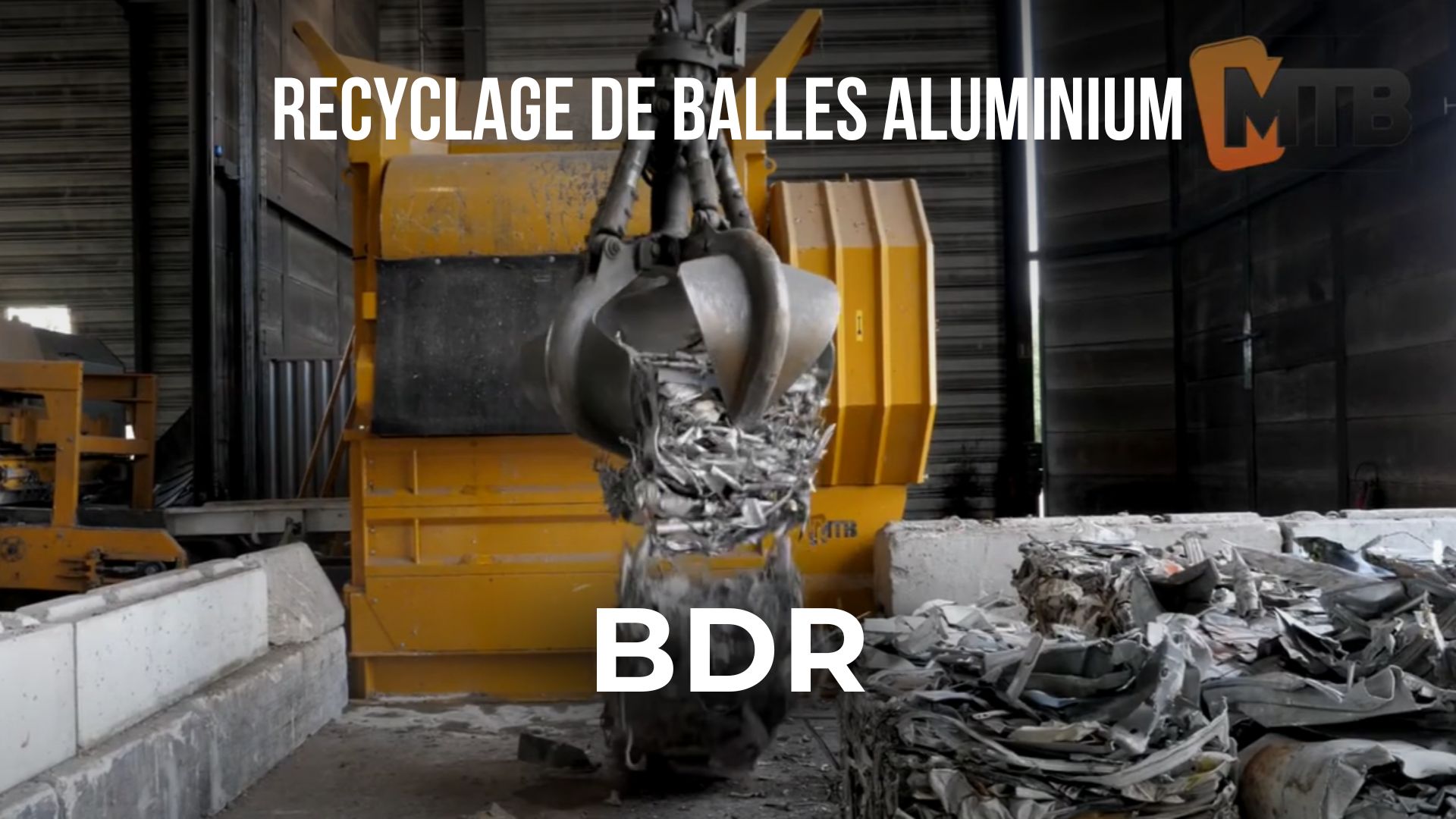 Process de recyclage de balles d'aluminium par MTB